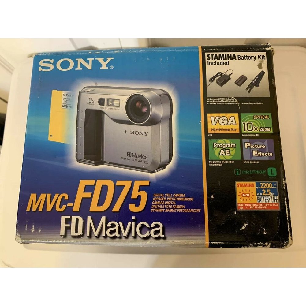 Sony MVC-FD75 FD Mavica‎ 0.3MP Digital Camera - Picture 2 of 12